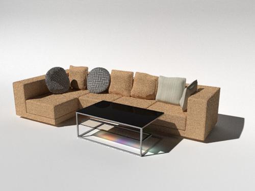 sofa+table+pillow preview image
